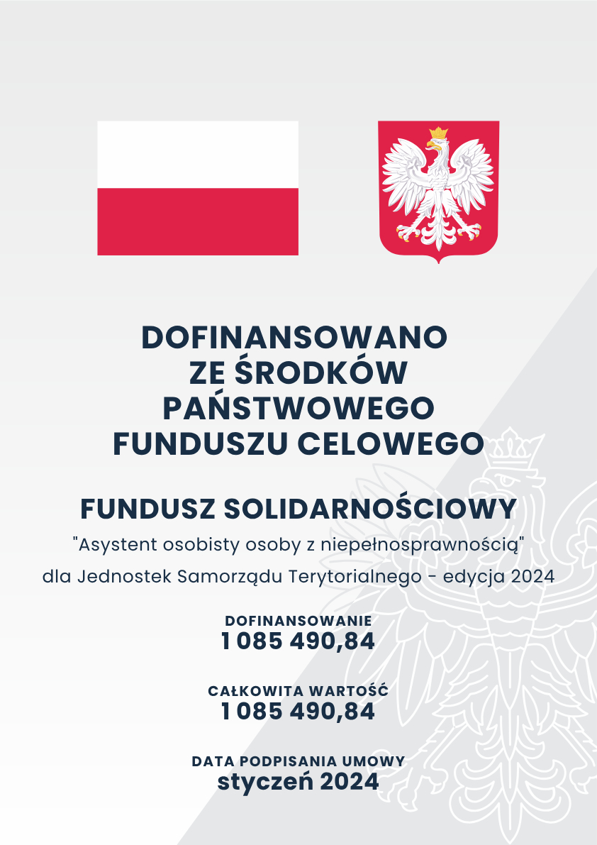 Plakat - fundusz solidarnościowy
